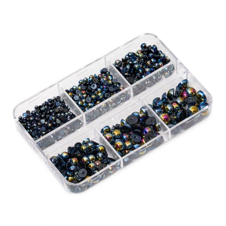 Cupio Nail Art Perlen Set Black AB