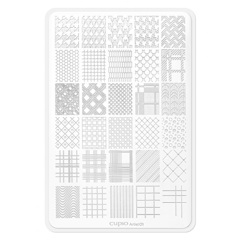 Cupio Stamping Schablone- The Artist 01