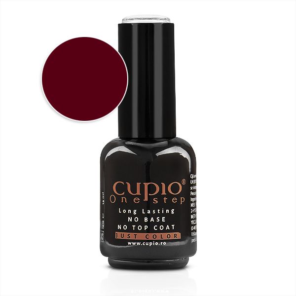 Cupio One Step 3-in-1 Gellack - Dark Red  R061 - 15 ml