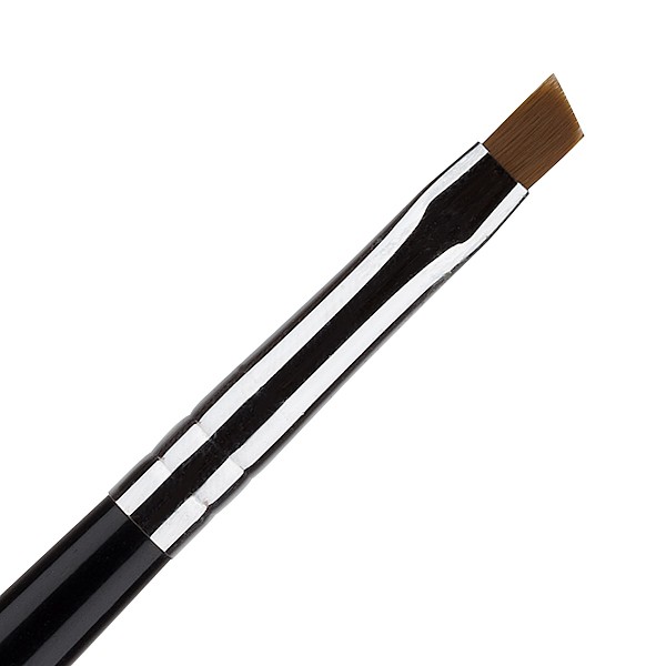 Flacher Pinsel mit synthetischen Borsten für Makeup und Kosmetik