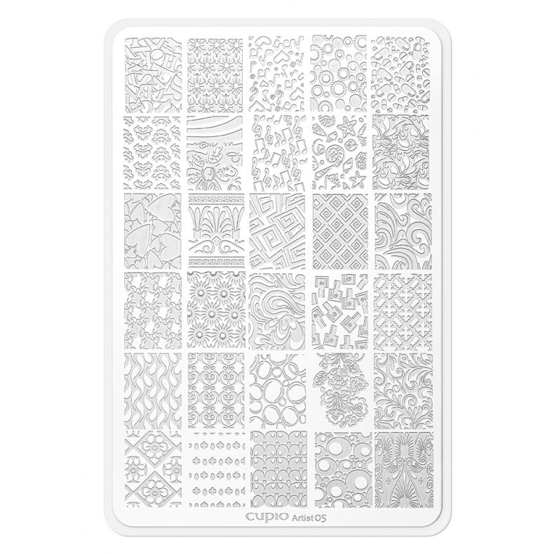 Cupio Stamping Schablone- The Artist 05