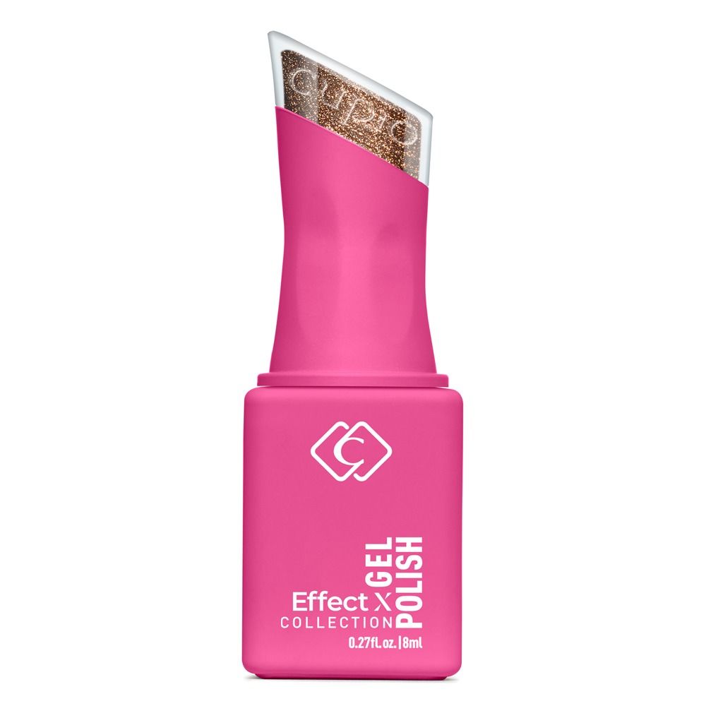 Flasche pinker Glitter Gel Nagellack 8ml
