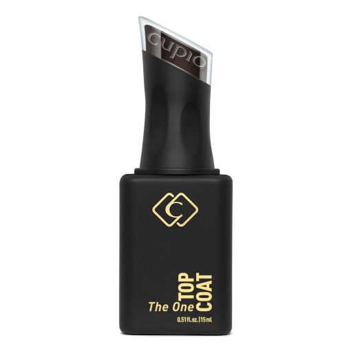 Flasche mit Cupio Top Coat, einem hochwertigen Überlack für glänzende Nageloberfläche