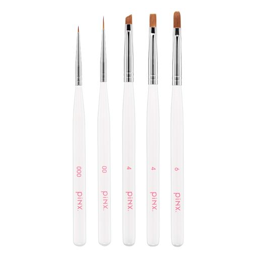 Pinx. Nageldesign 5 Pinsel Set - Creative Babe