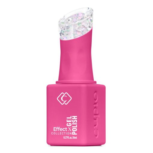 Flasche pinker Glitzer-Gellack für Naildesign