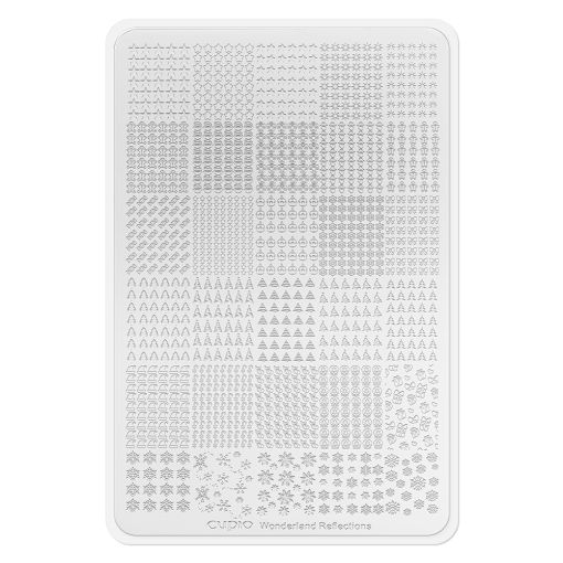 Cupio Winter-Artist-Stamping Schablone – Wonderland Reflections