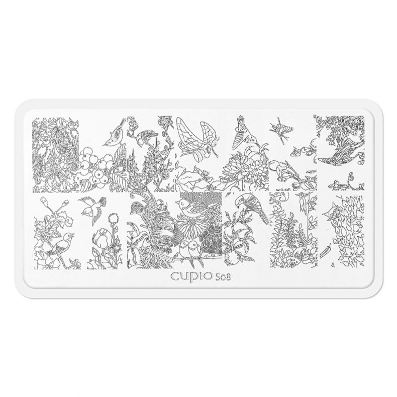 Cupio Stamping Schablone - S08