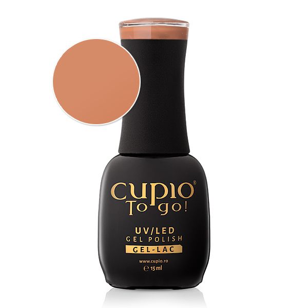 Cupio Gel-Lack To go! in Nude mit 15 ml Inhalt