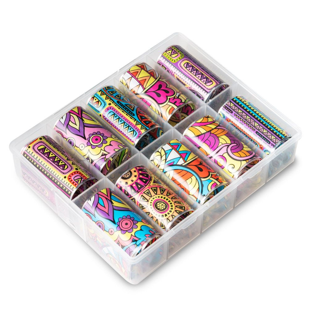 Transfer Folie 10er Set - African Print