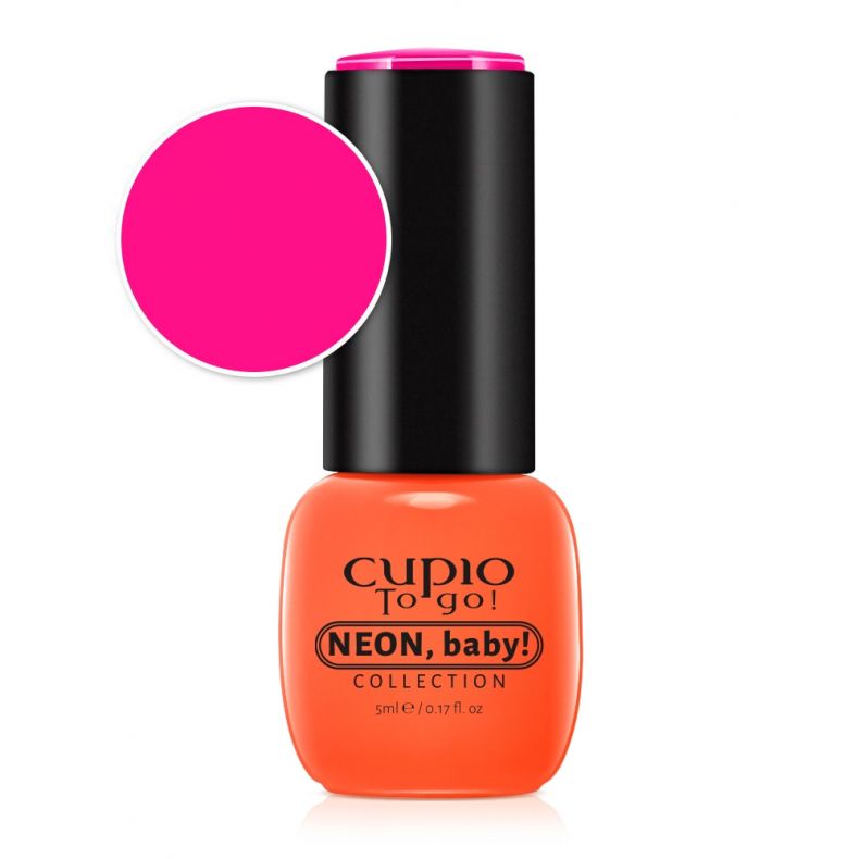 Neon pink Nagellack aus der Neon, baby! Kollektion von Cupio