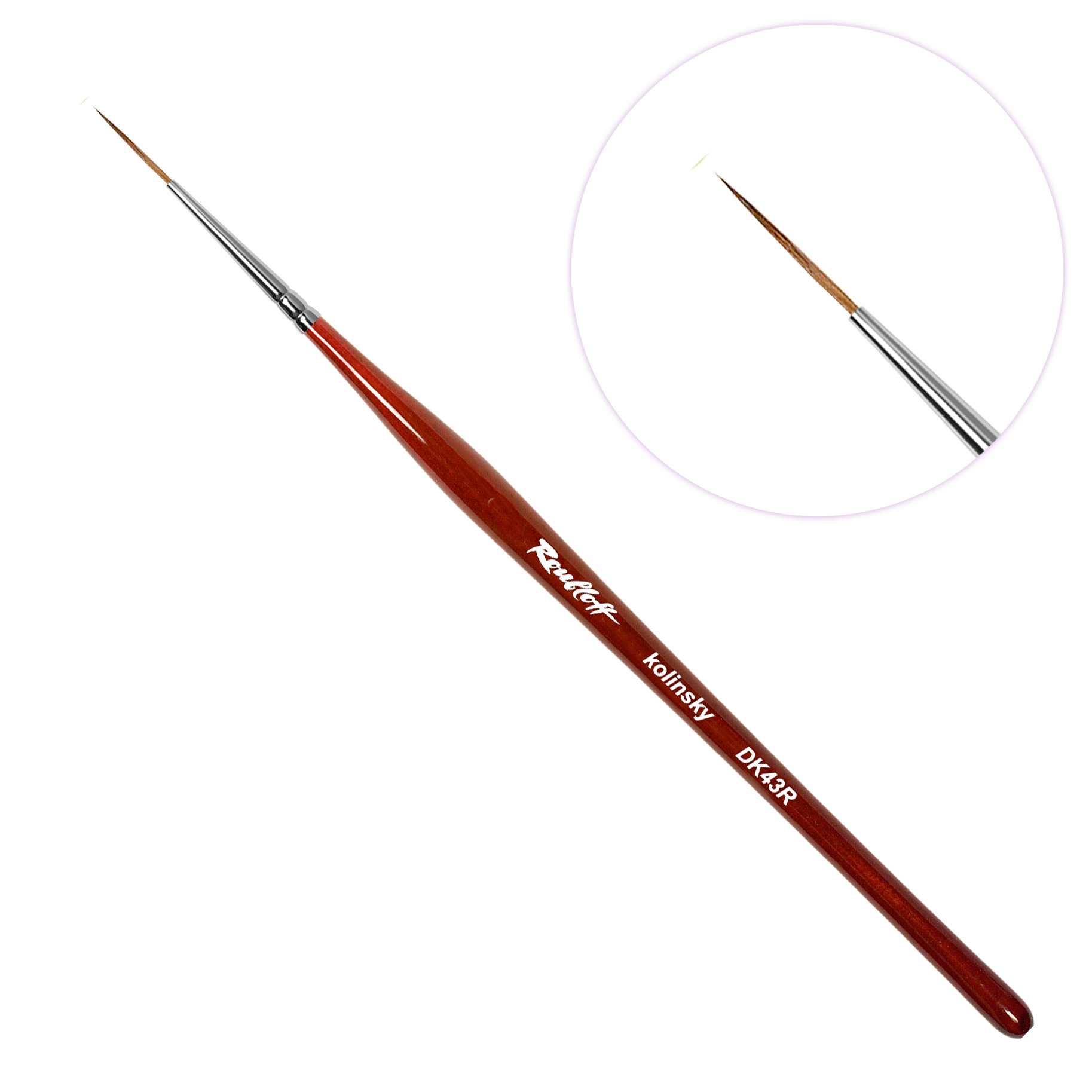 Roubloff Nageldesign Pinsel für Nailart DK43R-0