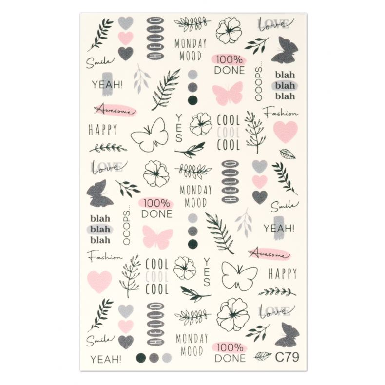 Cupio Nail Art Tattoo C79