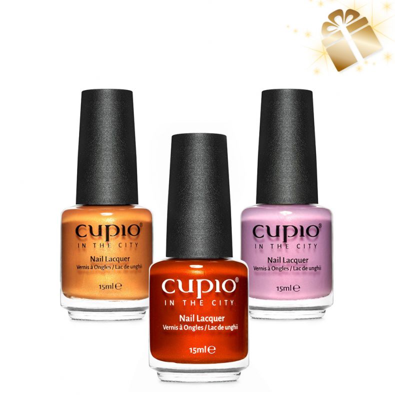 Cupio 3er Nagellack Set Magic City