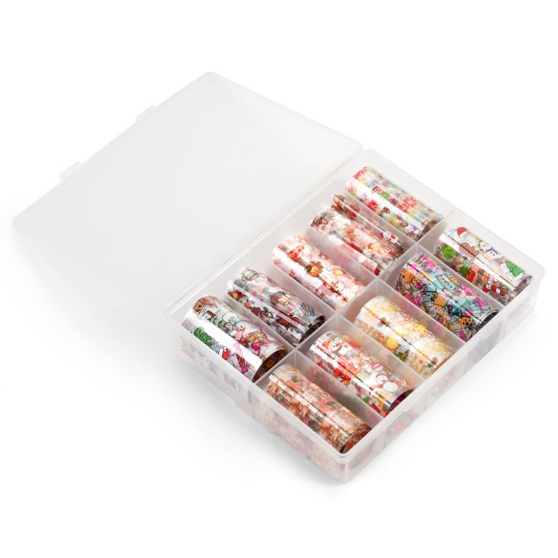 Cupio Christmas Transfer Folie 10er Pack - Multicolor #02