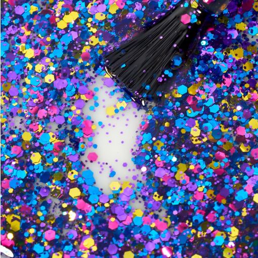 Cupio Gellack Effect X Rio Carnival 8ml, bunte Glitter-Parti