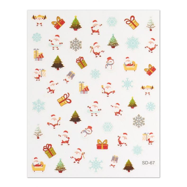 Cupio Winter Nail Art Tattoo SD-67