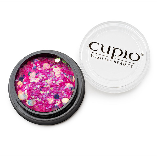 Cupio Pailletten Neon Fuchsia