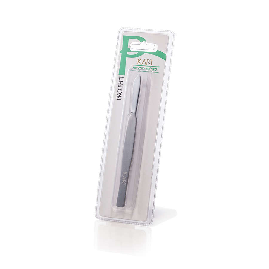 Hornhautschneider in transparenter Verpackung von KART