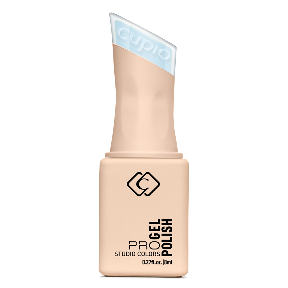 Cupio Gellack PRO Studio Colors Offline Blue 8ml, Gel Polish Flasche mit himmelblauer Farbanzeige für professionelle Nageldesigns