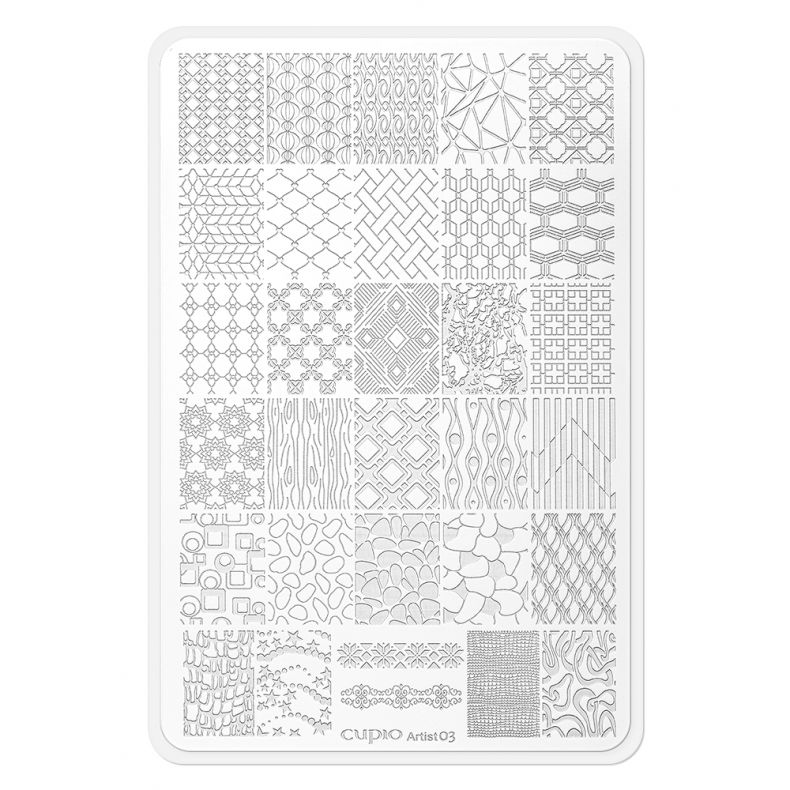 Cupio Stamping Schablone- The Artist 03