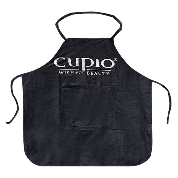 Schürze von Cupio mit dem Aufdruck 'WISH FOR BEAUTY' und einer praktischen Tasche