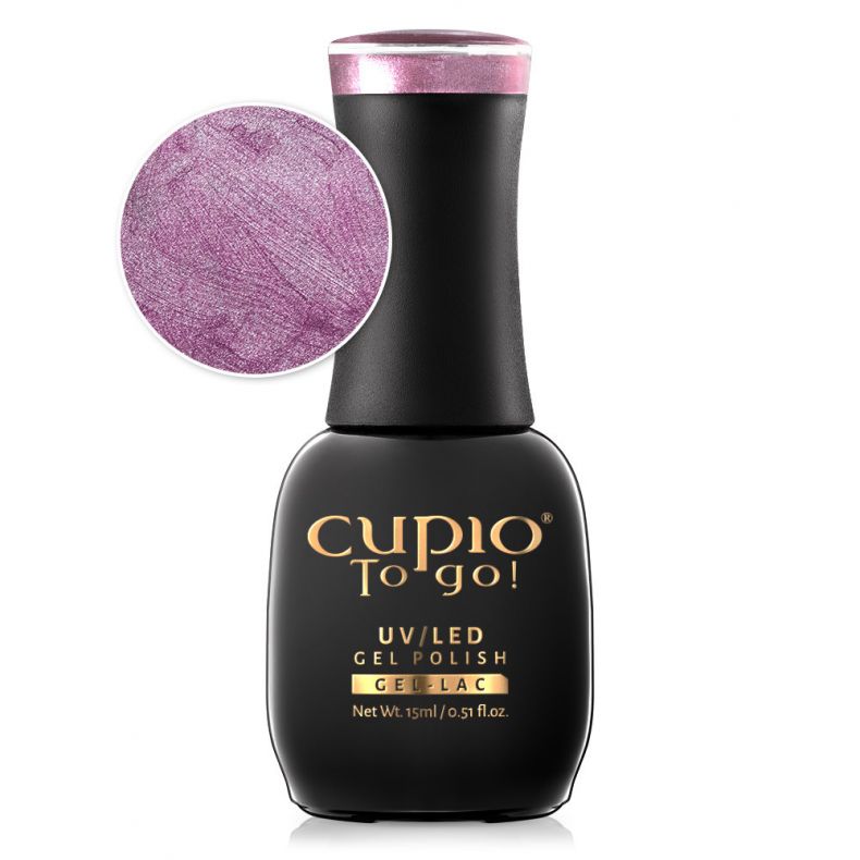 Cupio To go! UV/LED Gel-Lac in Rosé mit glänzendem Finish