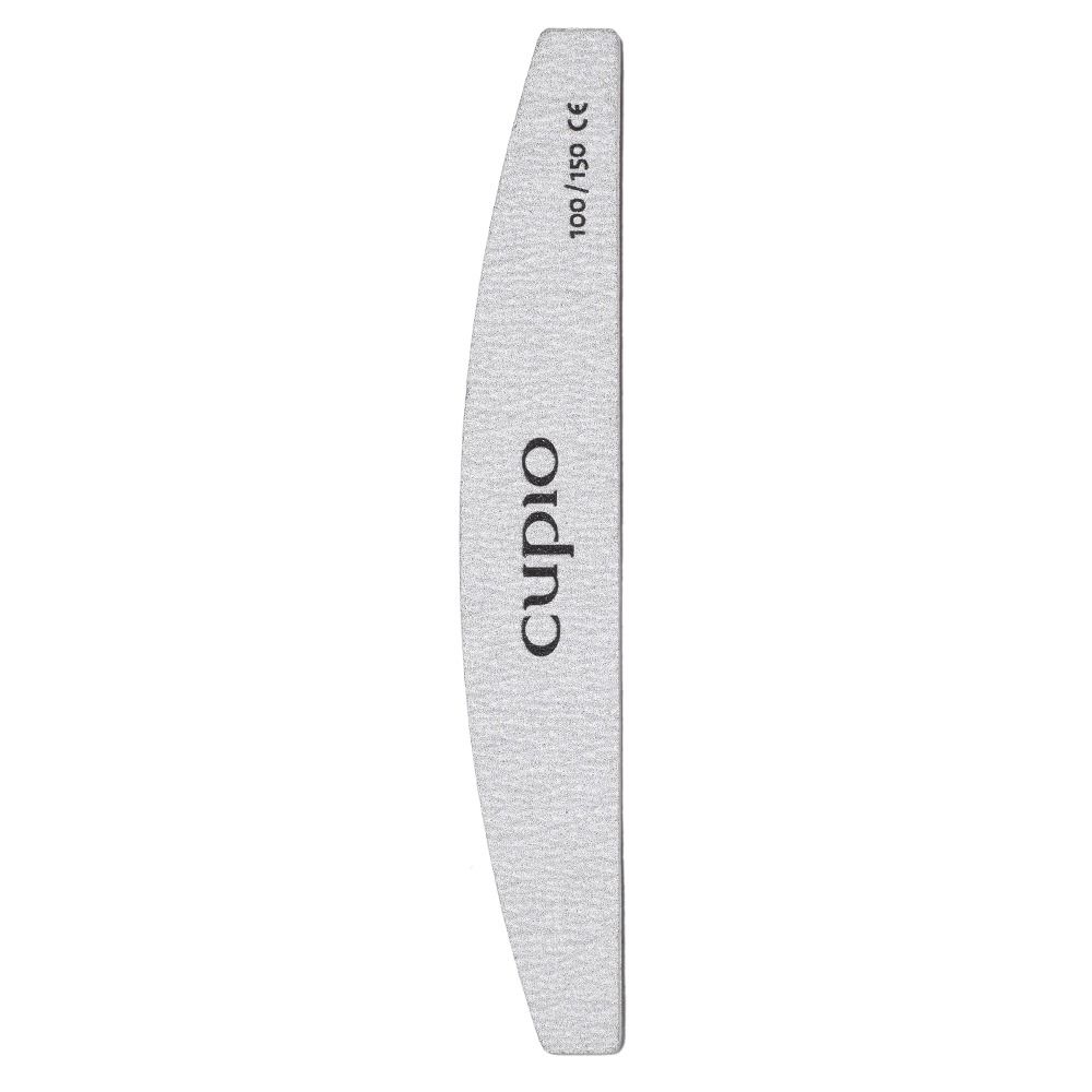 Graue Cupio Nagelfeile 100/150 Körnung gebogen
