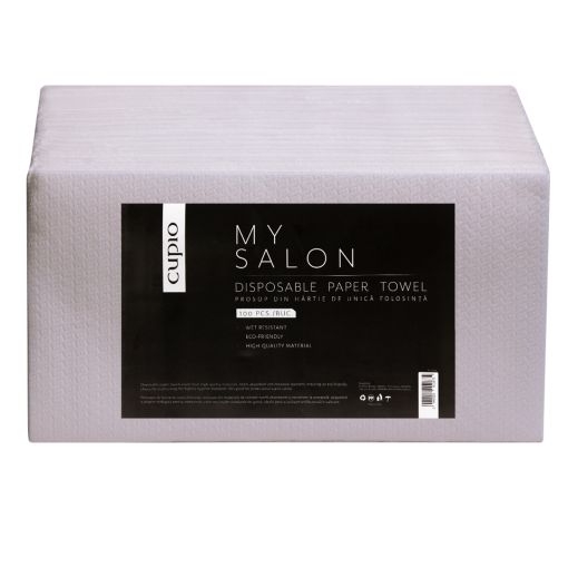 Dispenser-Box mit My Salon Einweg-Papiertüchern, 100 Stück, hochwertig und praktisch