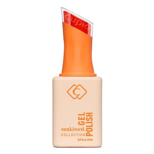 Flasche mit Cupio Gel Polish aus der Sunkissed Collection in kräftigem Orange