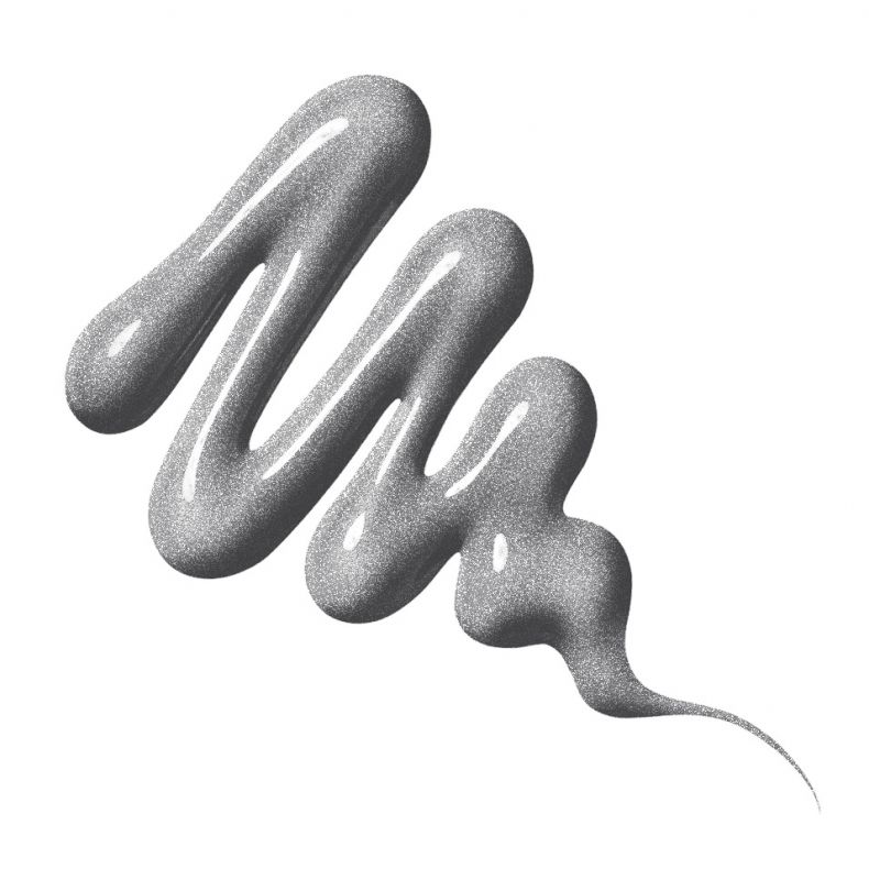 Cupio Stamping Gel - Stark Pigmentiert - Silver 15 ml