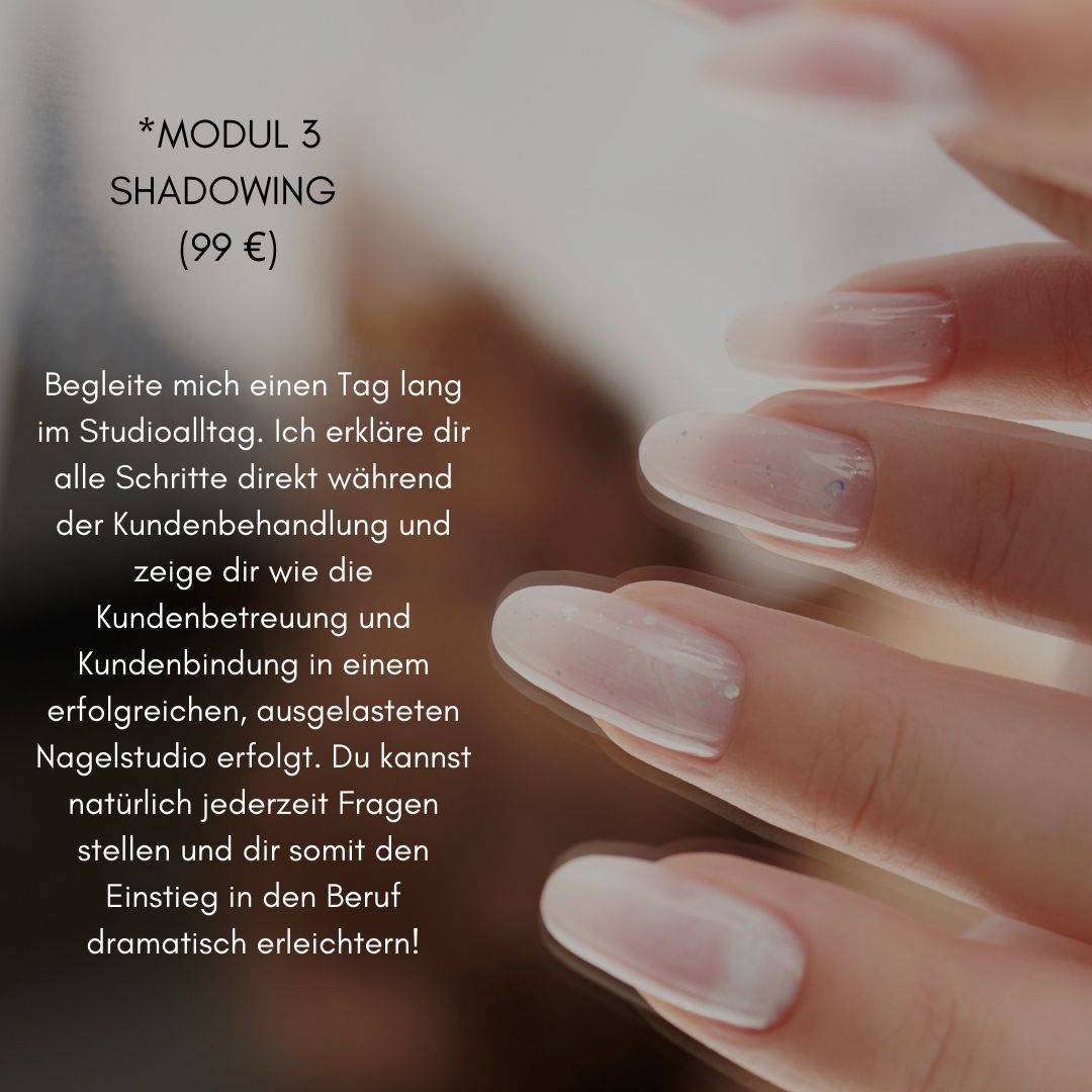 Basis Gel Seminar - Zusatzmodul 3: Shadowing