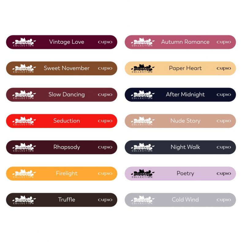 Cupio Palettenaufkleberset ColorFall Collection