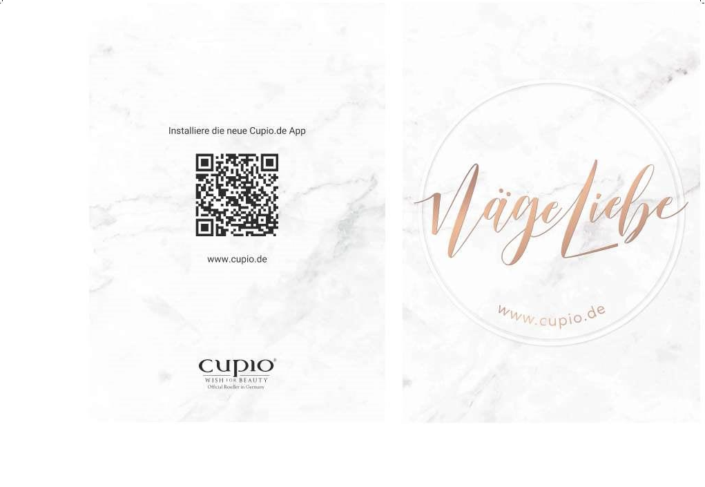 Anleitung zur Installation der Cupio App mit QR-Code und Nagelpflege-Design
