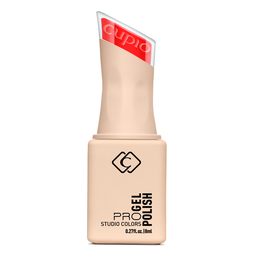 Flasche Cupio ProGel Studio Colors Gel Polish in Nude-Beige mit angewinkeltem Verschluss, 8 ml UV/LED-Gelnagellack