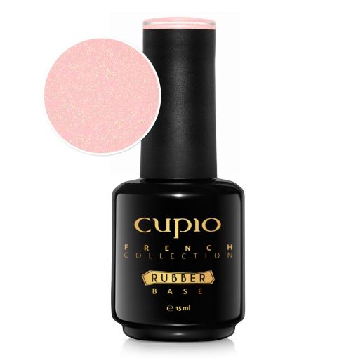 Rubber Base French Collection - Blush Shimmer Gold 15 ml