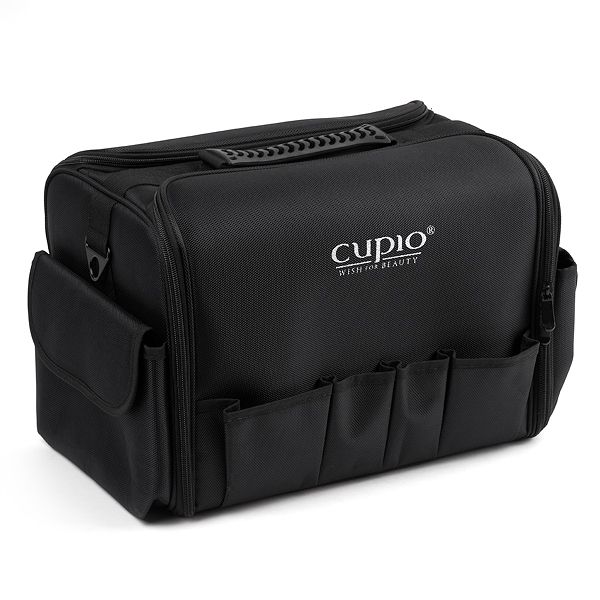 Kosmetik Tasche mit Fächern Schwarz