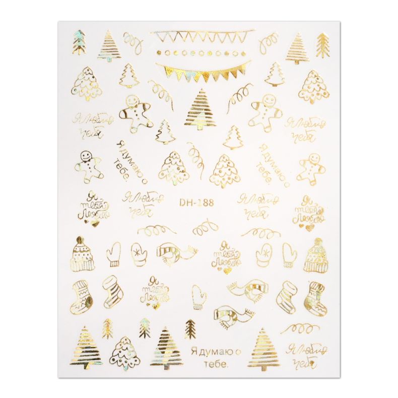 Cupio Winter Nail Art Tattoo DH188