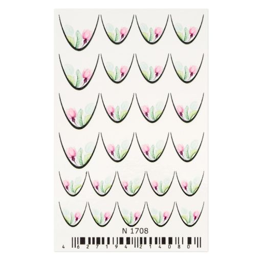 Cupio Nageltattoo - Botanical French