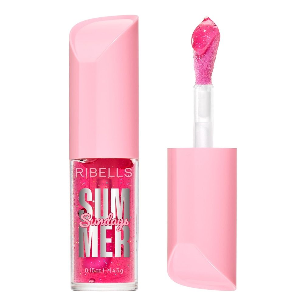 Ribells Lipgloss in leuchtendem Pink mit shiny Effekt