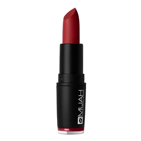 Roter Lippenstift in schwarzem Gehäuse von MUHAH