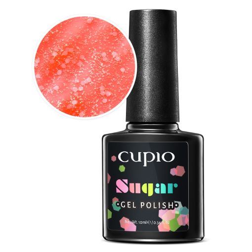 Cupio Gellack Sugar Collection- Sweet Coral 10ml