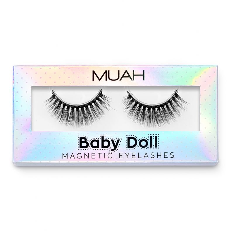 Baby Doll Magnetische Wimpern in ansprechender Verpackung von MUAH