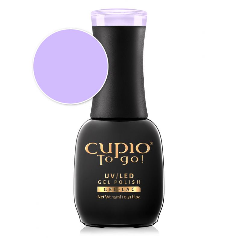 Cupio Gel Polish Flasche mit Lavendel-Farbe und 15ml Inhalt