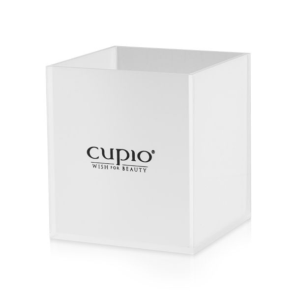 Weiße Aufbewahrungsbox von Cupio mit dem Schriftzug 'wish for beauty'