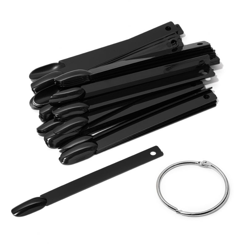 Cupio Ovale Tips Übungsset 50 Stk. schwarz