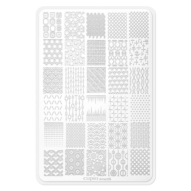 Cupio Stamping Schablone- The Artist 06