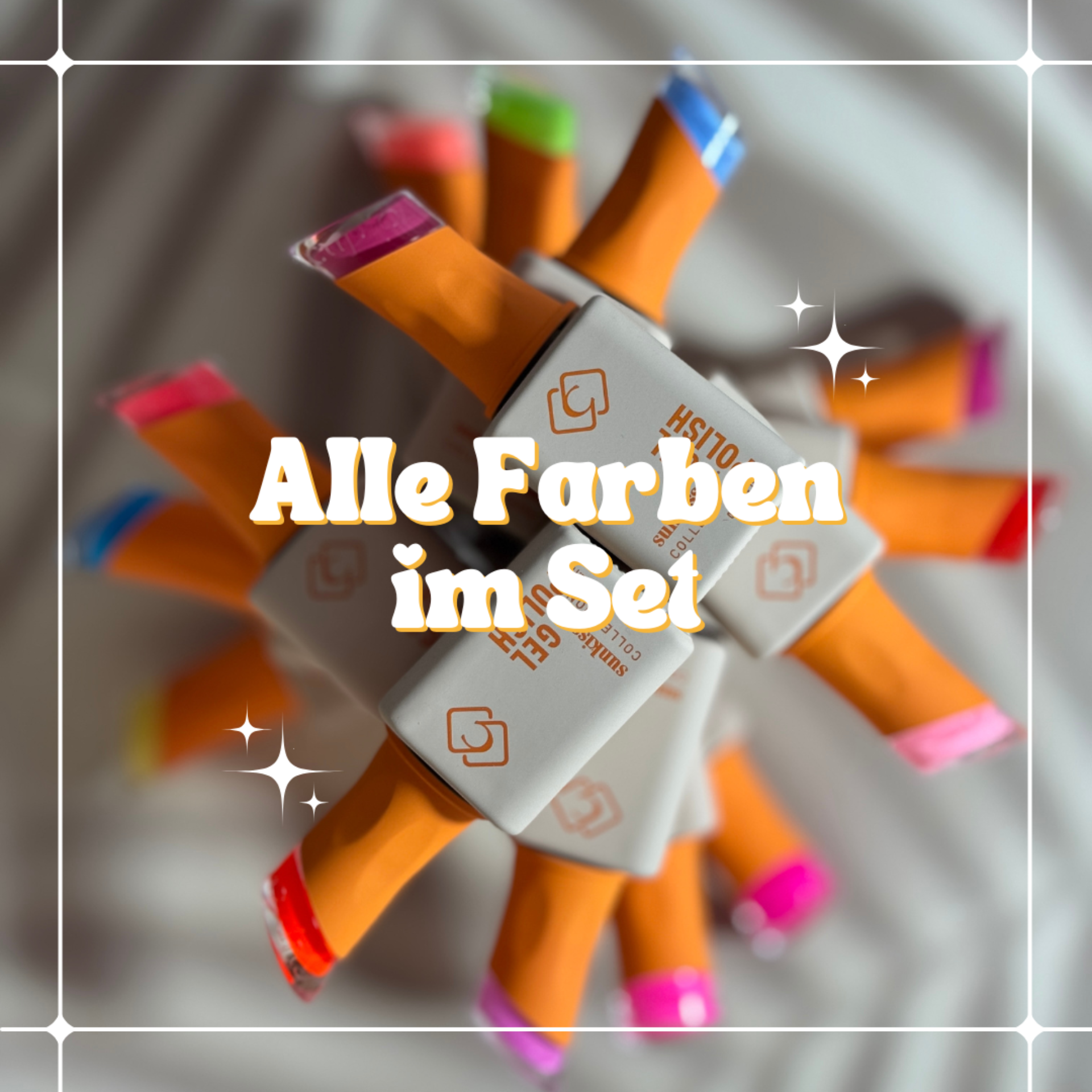 Set mit Textmarkern in verschiedenen Farben auf einem neutralen Hintergrund