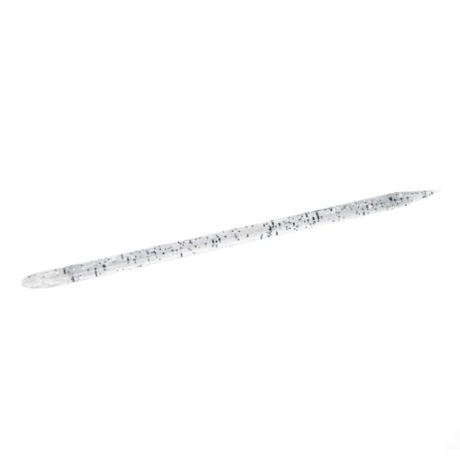 Durchsichtiger Stift mit auffälligem Sprenkel-Muster in Schwarz