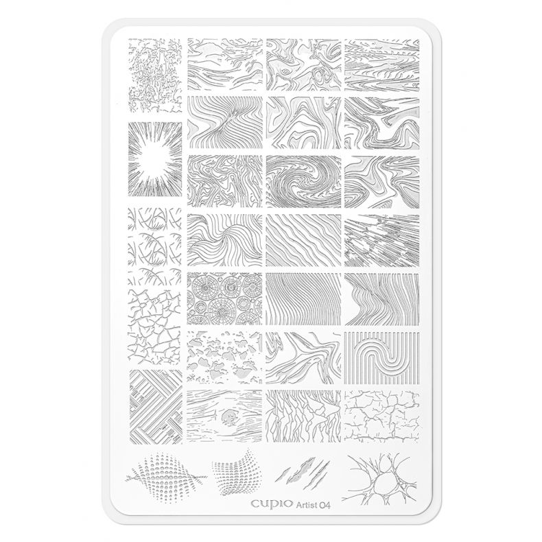 Cupio Stamping Schablone- The Artist 04