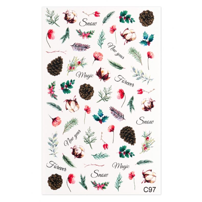 Cupio Magic Winter  Nail Art Tatto C97